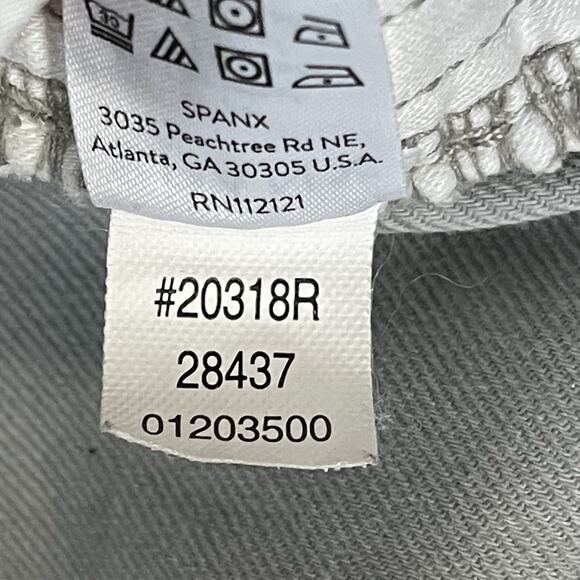 Spanx Short Womens XL Gray Camo Pull On Twill Regular Fit Stretch 4.5" - Picture 12 of 13